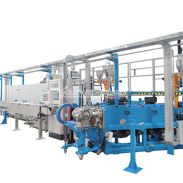 High-speed extrusion line