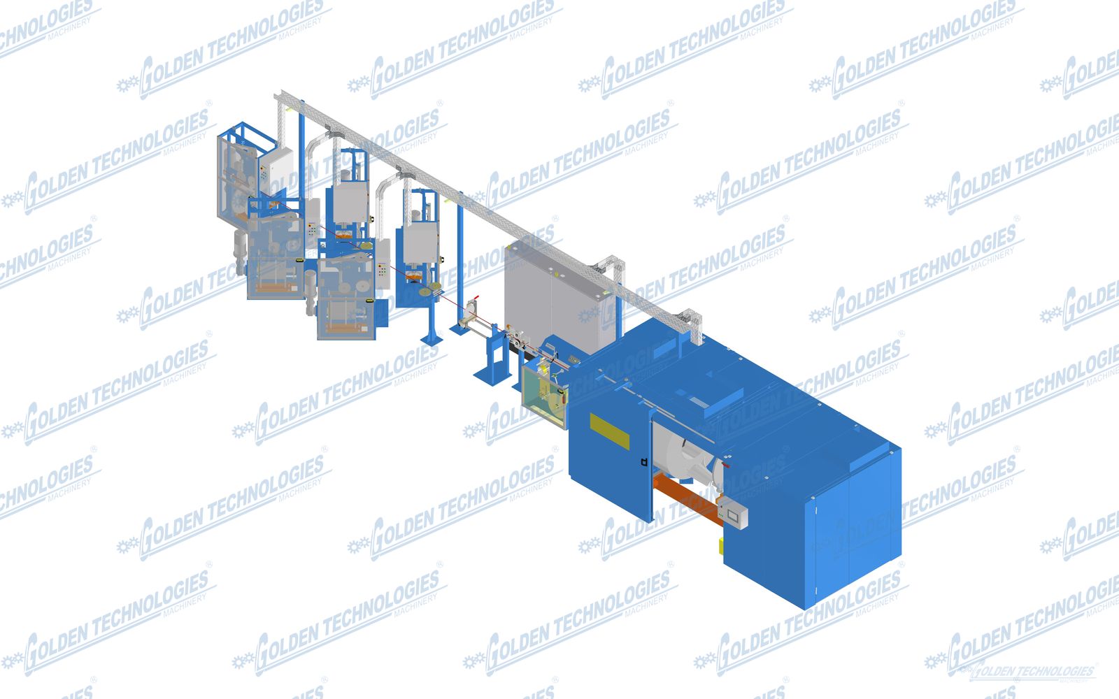 Single-twist bunching line ST1000 1000 mm
